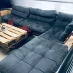 Gartenmöbel mit neuer Polsterung, bereit für den Einsatz